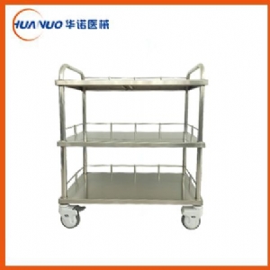 B13 全不銹鋼三層器械臺(tái)車(chē)